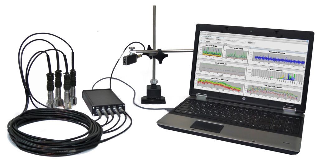 Виброанализатор ВАС, виброанализ, вибродиагностика, многоканальный онлайн и оффлайн анализатор  сигналов, параллельный анализ сигналов для диагностики