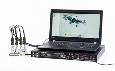 Блок БИАС на 16 широкополосных измерительных канала вибрации (тока) и внешний компьютер с программой АРМ оператора