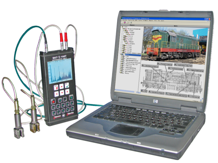 Переносная система вибродиагностики вращающегося оборудования на основе сборщика данных – виброанализатора СД-21 и диагностической программы DREAM